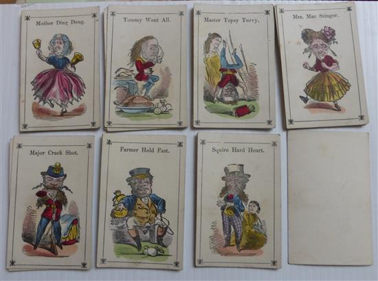 A Card Game of HEADS OF HOUSES. Unknown maker.